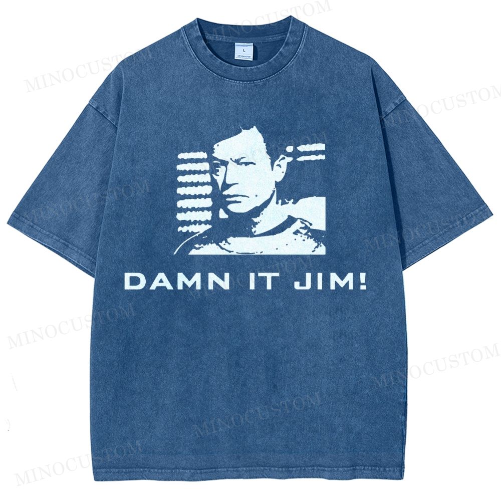Damn It, Jim! Washed T-Shirt 