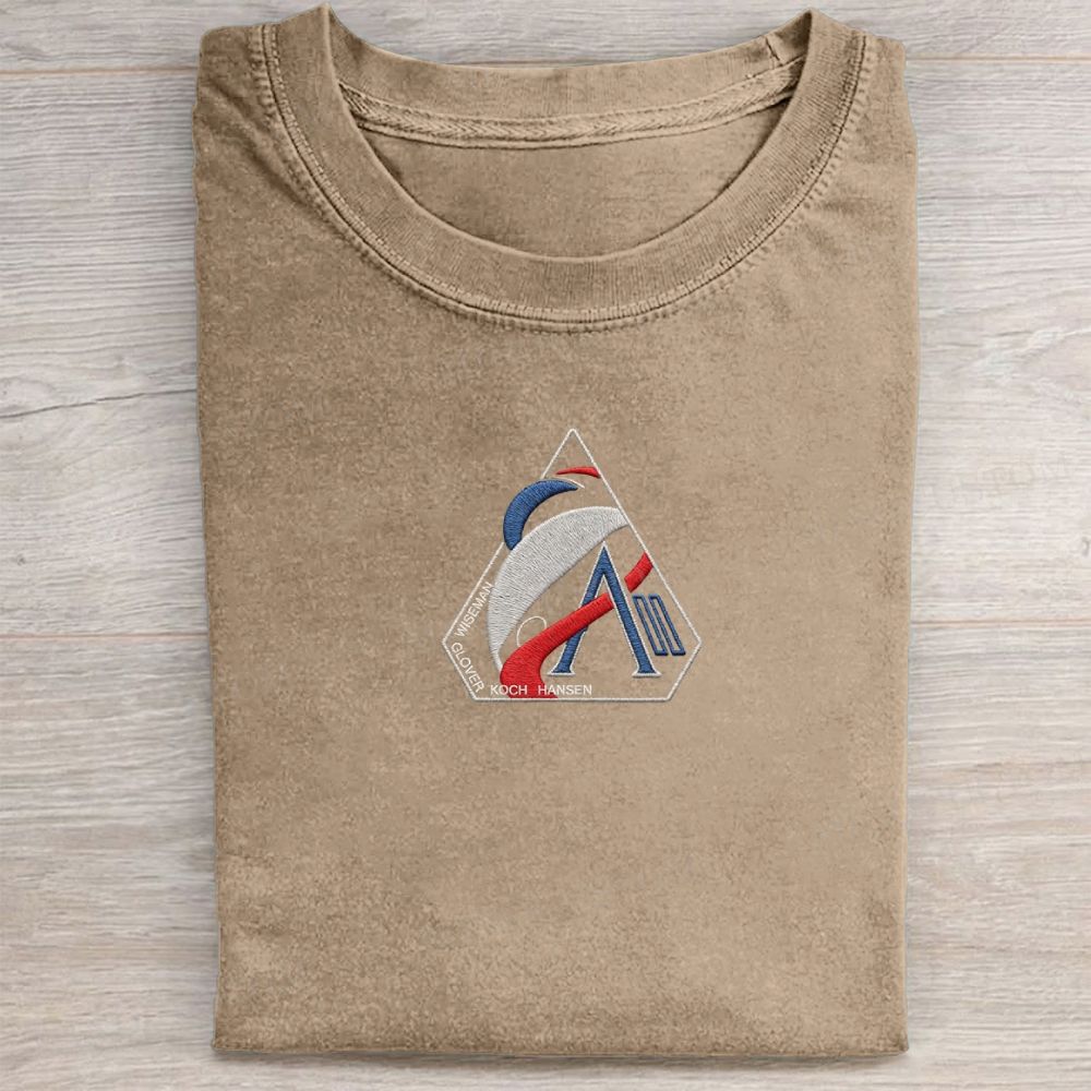 (Embroidery) Artemis 2 Mission Logo Washed Tee 