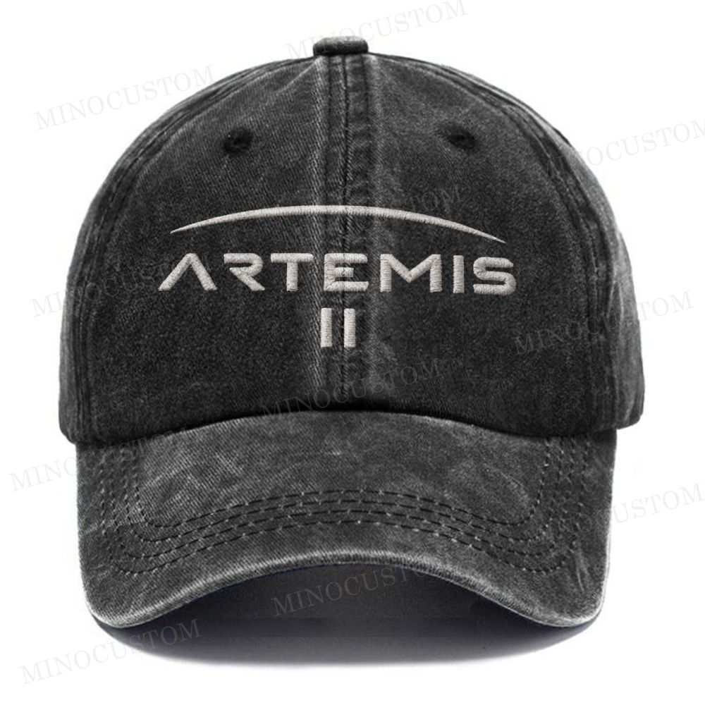 (Embroidery) Arte.mis II Hat 2026,  Moon Mission Washed Cap 