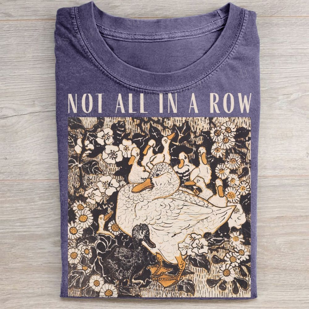 Ducks Not in A Row Washed Tee 