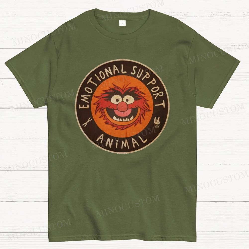 Muppets “Emotional Support Animal” Cotton T-shirt