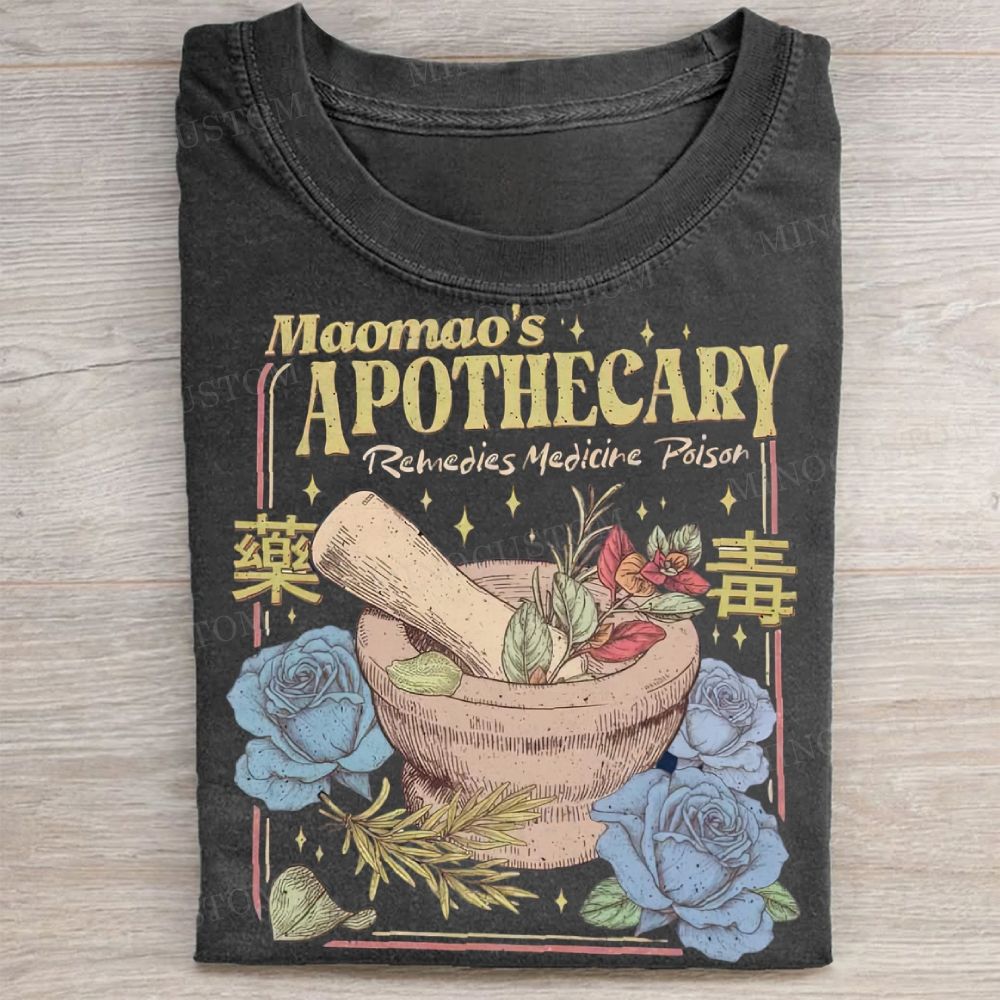 Mystical Apothecary Graphic  Washed Tee 