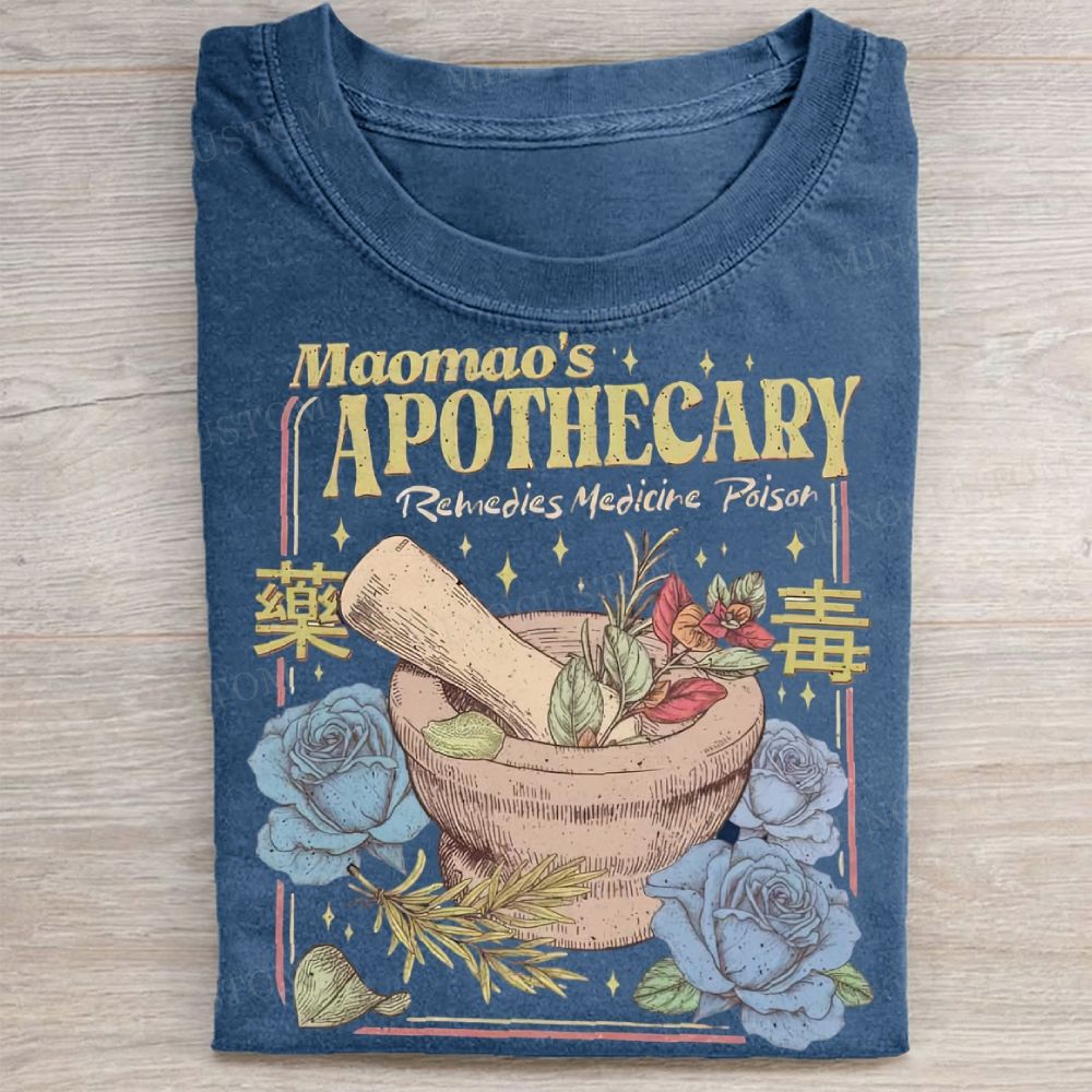 Mystical Apothecary Graphic  Washed Tee 
