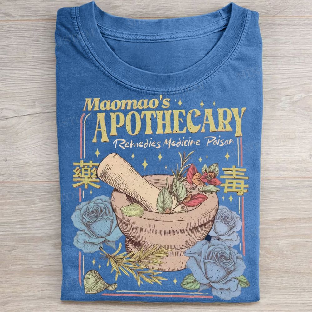 Mystical Apothecary Graphic  Washed Tee 