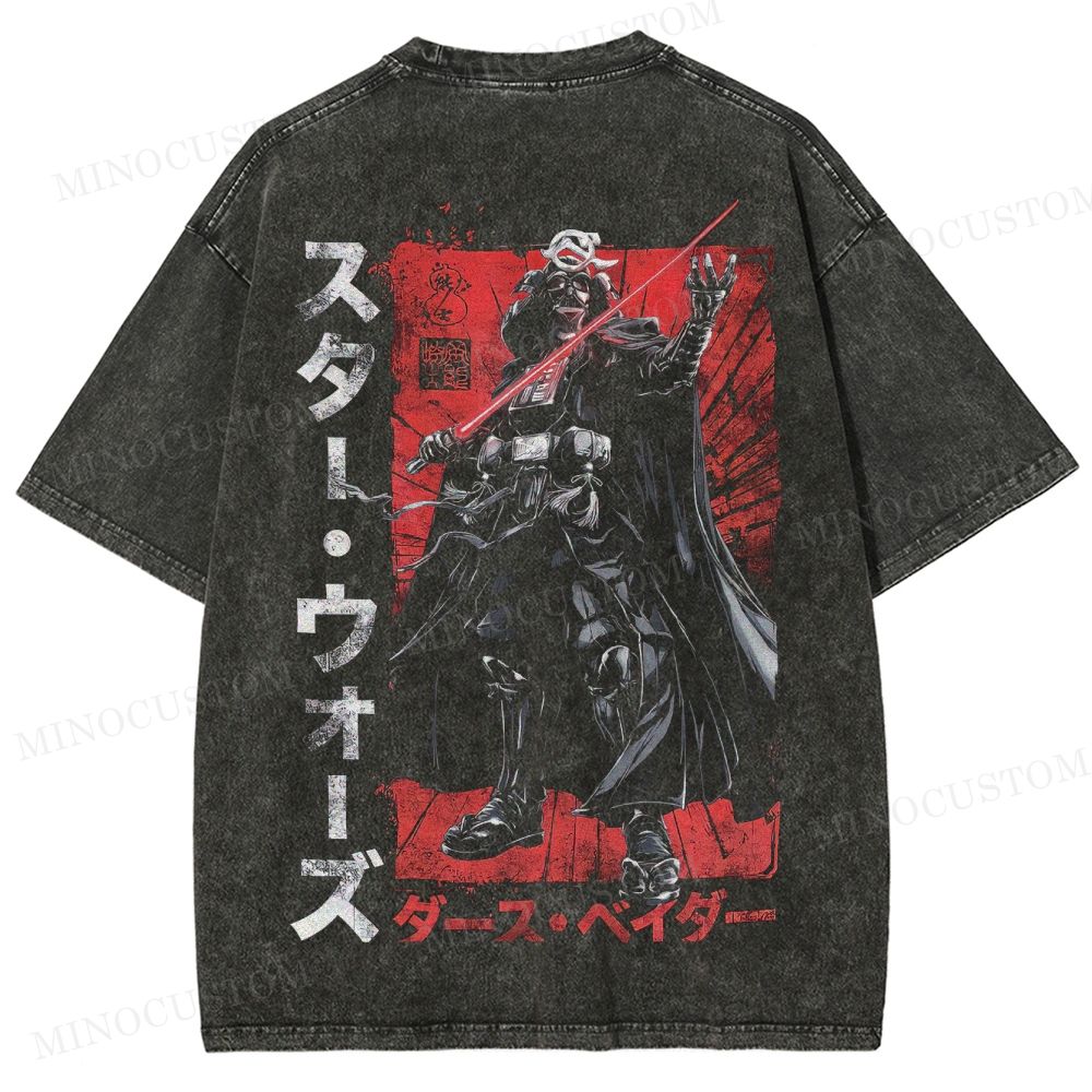 Samurai Dark Art Washed T-Shirt