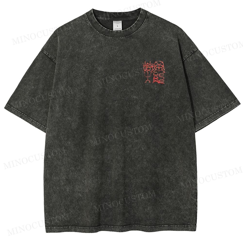 Samurai Dark Art Washed T-Shirt