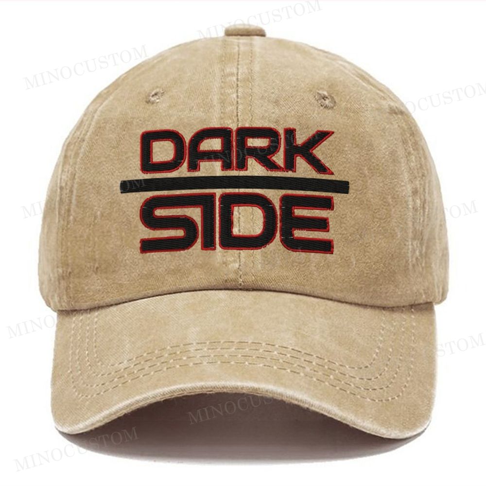 (Embroidery) Welcome To The Dark Side Washed Cap 