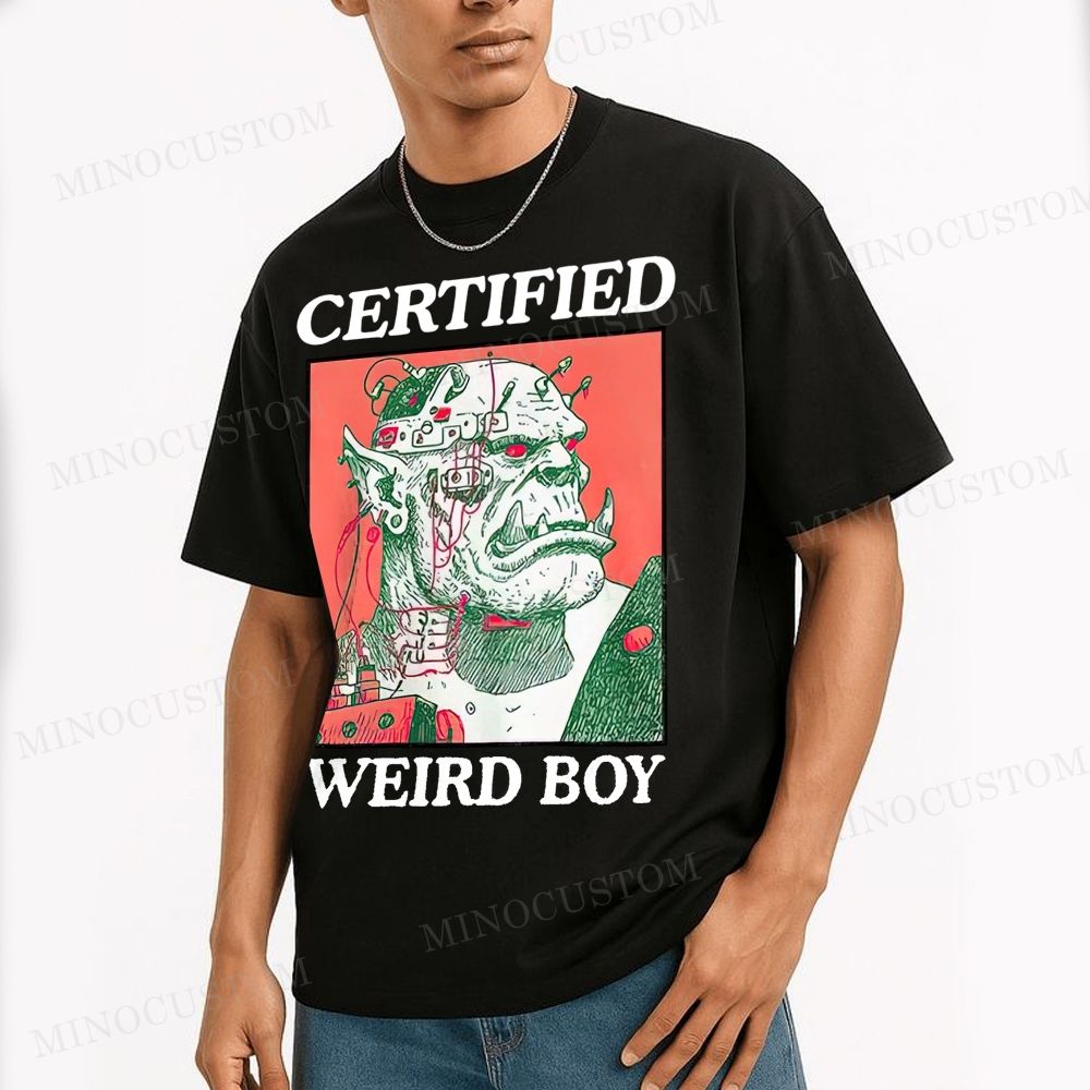 Certified Weird Boy Cotton T-shirt 