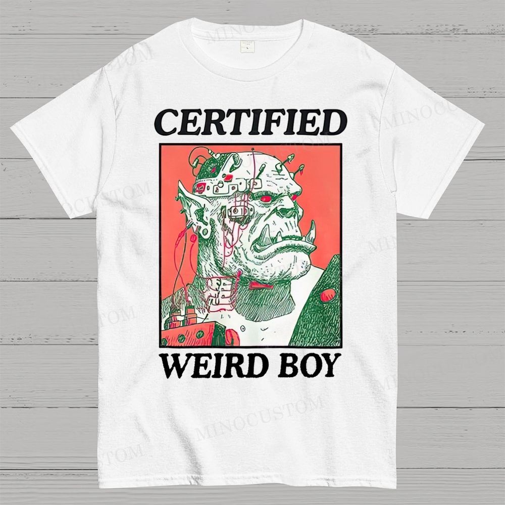 Certified Weird Boy Cotton T-shirt 