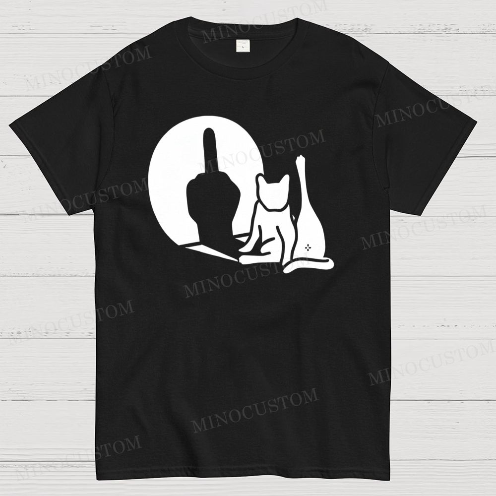 What Cat Fxxk Cotton T-shirt 