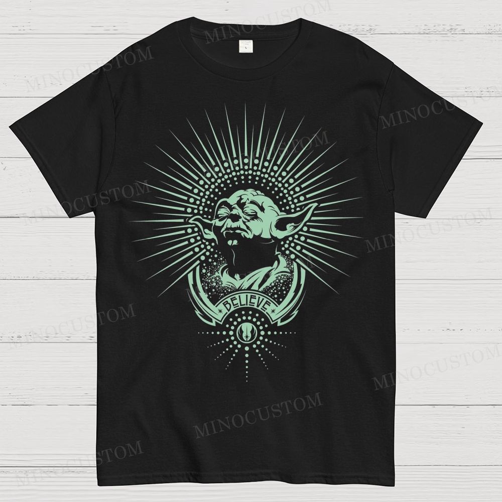 Yoda “Believe” Graphic Cotton T-shirt