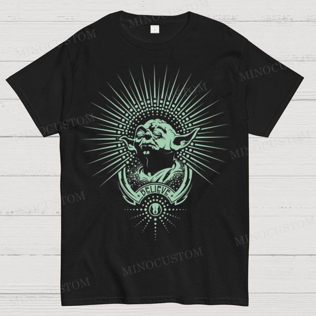 Yoda “Believe” Graphic Cotton T-shirt