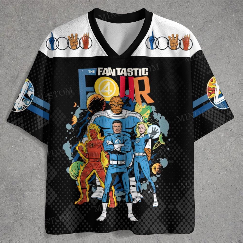 Cosmic Retro Team Graphic Jersey Shirts