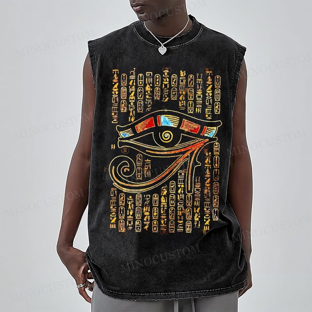 Eye Of Horus Washed Vest 