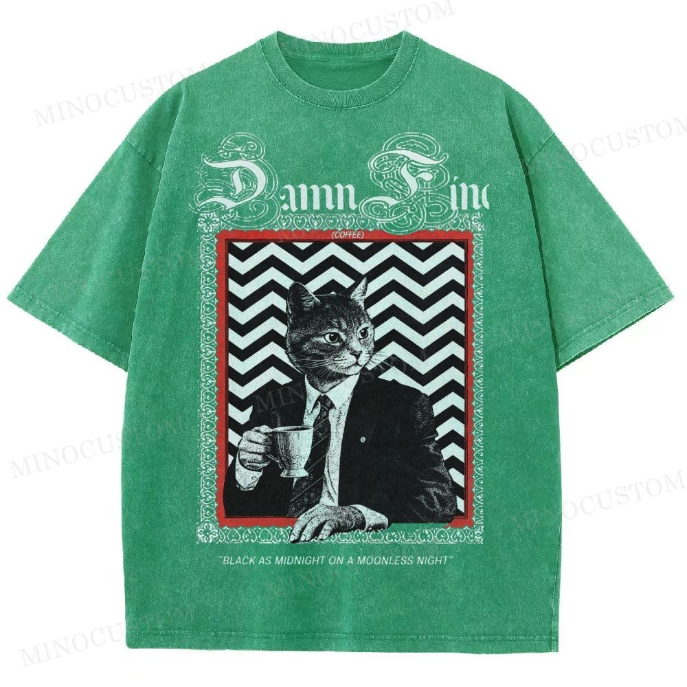 Damn Fine Coffee  Men’s Classic  Washed T-Shirt 
