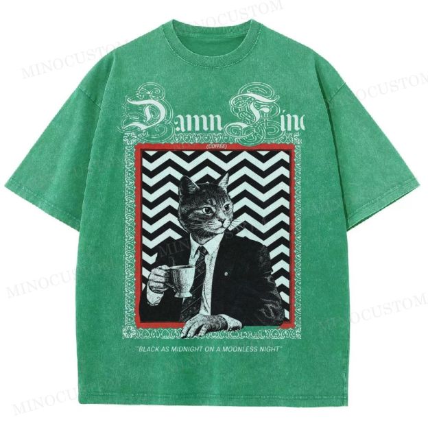 Damn Fine Coffee  Men’s Classic  Washed T-Shirt 