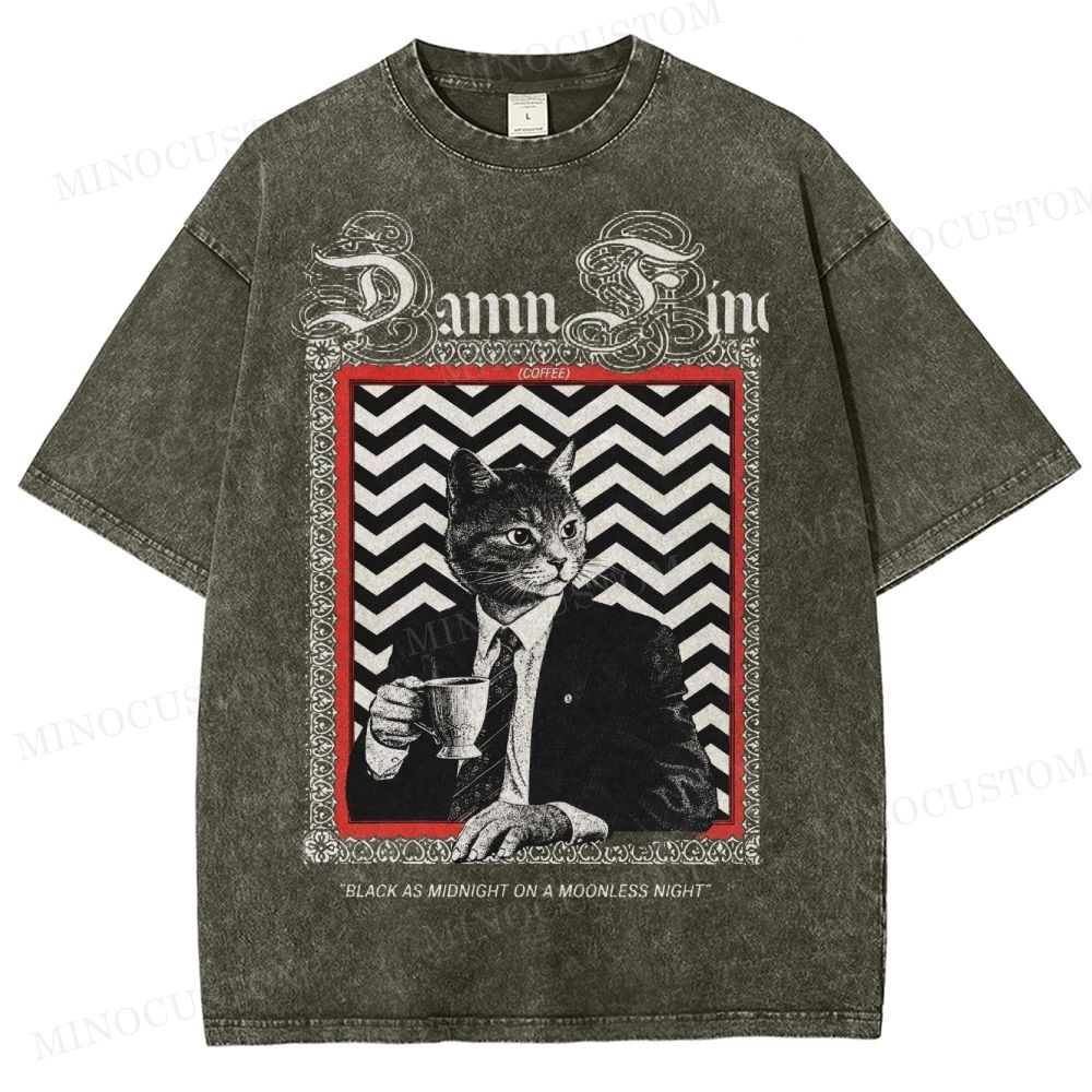 Damn Fine Coffee  Men’s Classic  Washed T-Shirt 