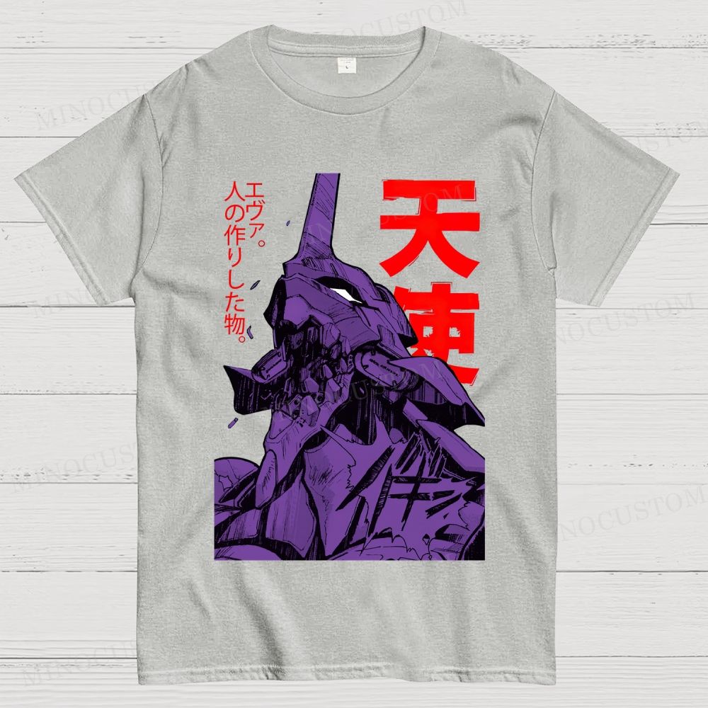 Neon Genesis Evangelion Angel Graphie Cotton T-shirt