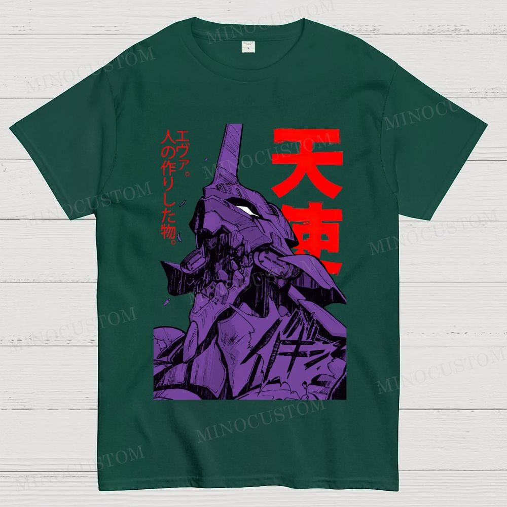 Neon Genesis Evangelion Angel Graphie Cotton T-shirt