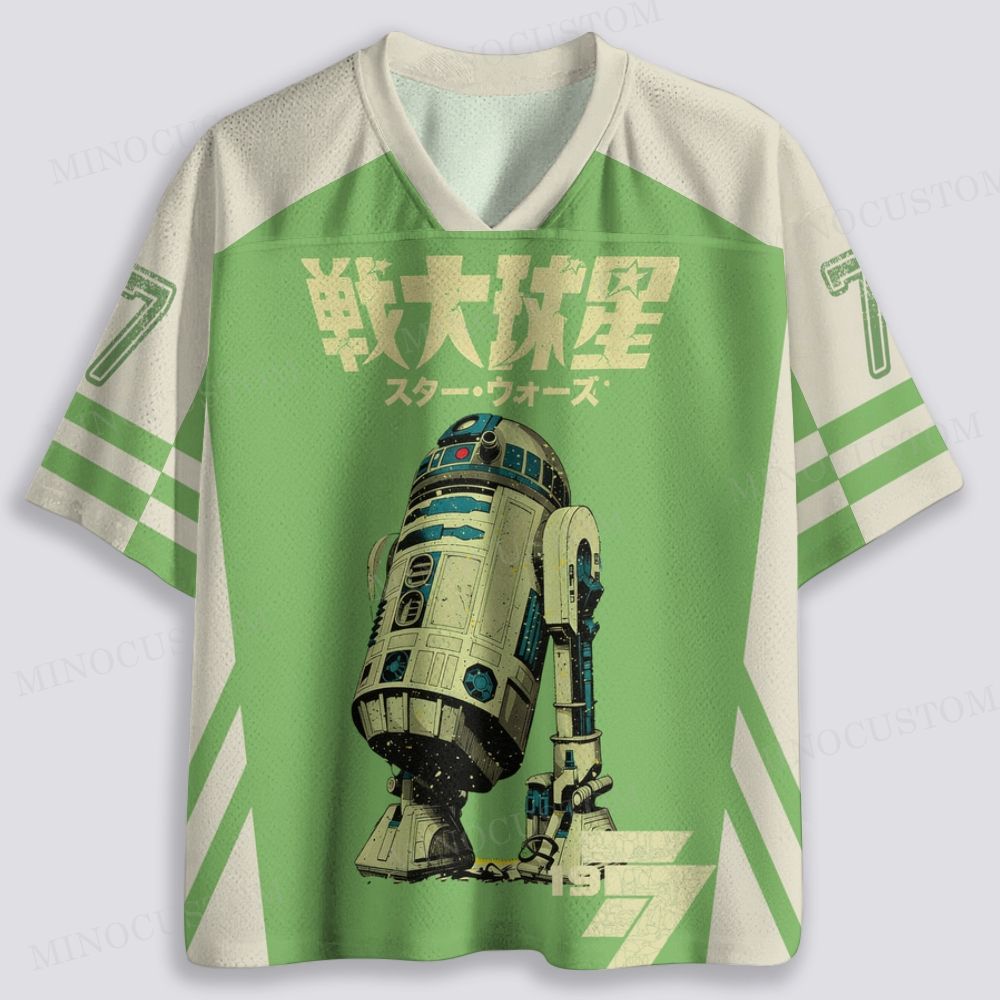 Vintage Droids Japanese Style Breathable Mesh Jersey