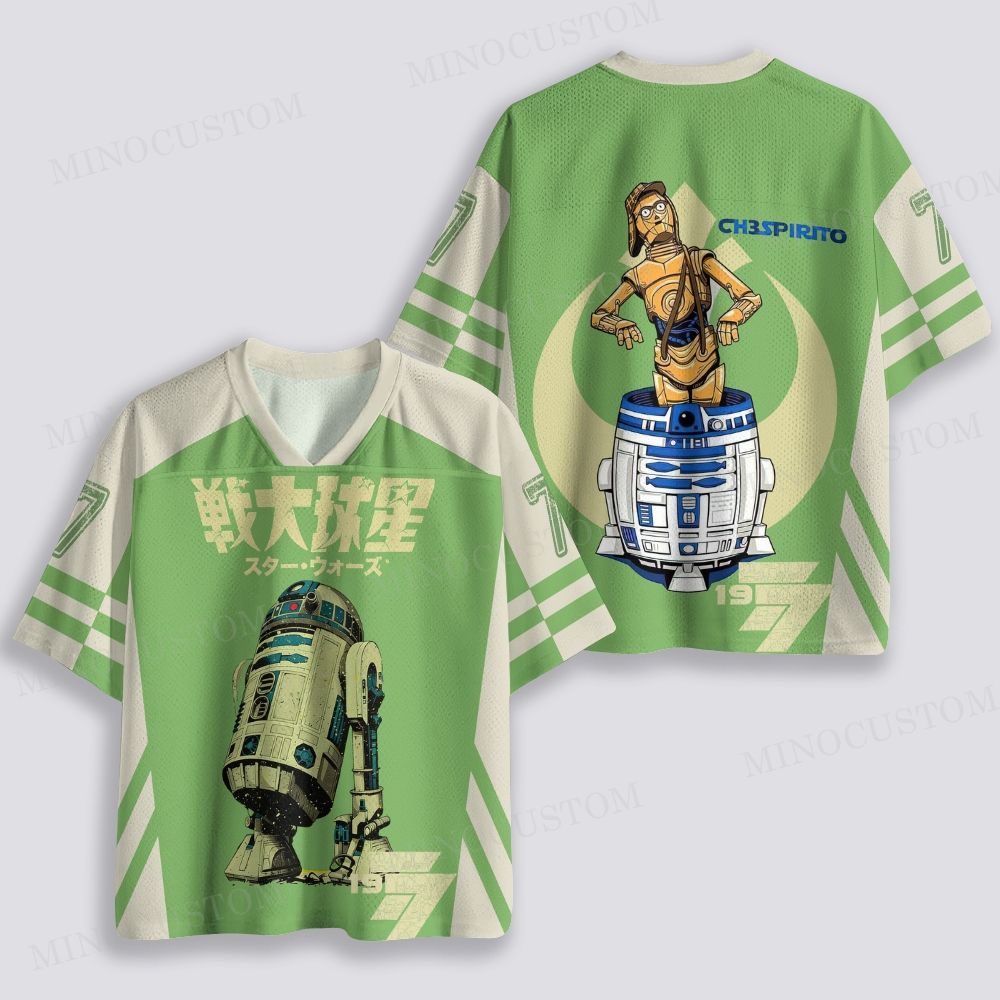 Vintage Droids Japanese Style Breathable Mesh Jersey