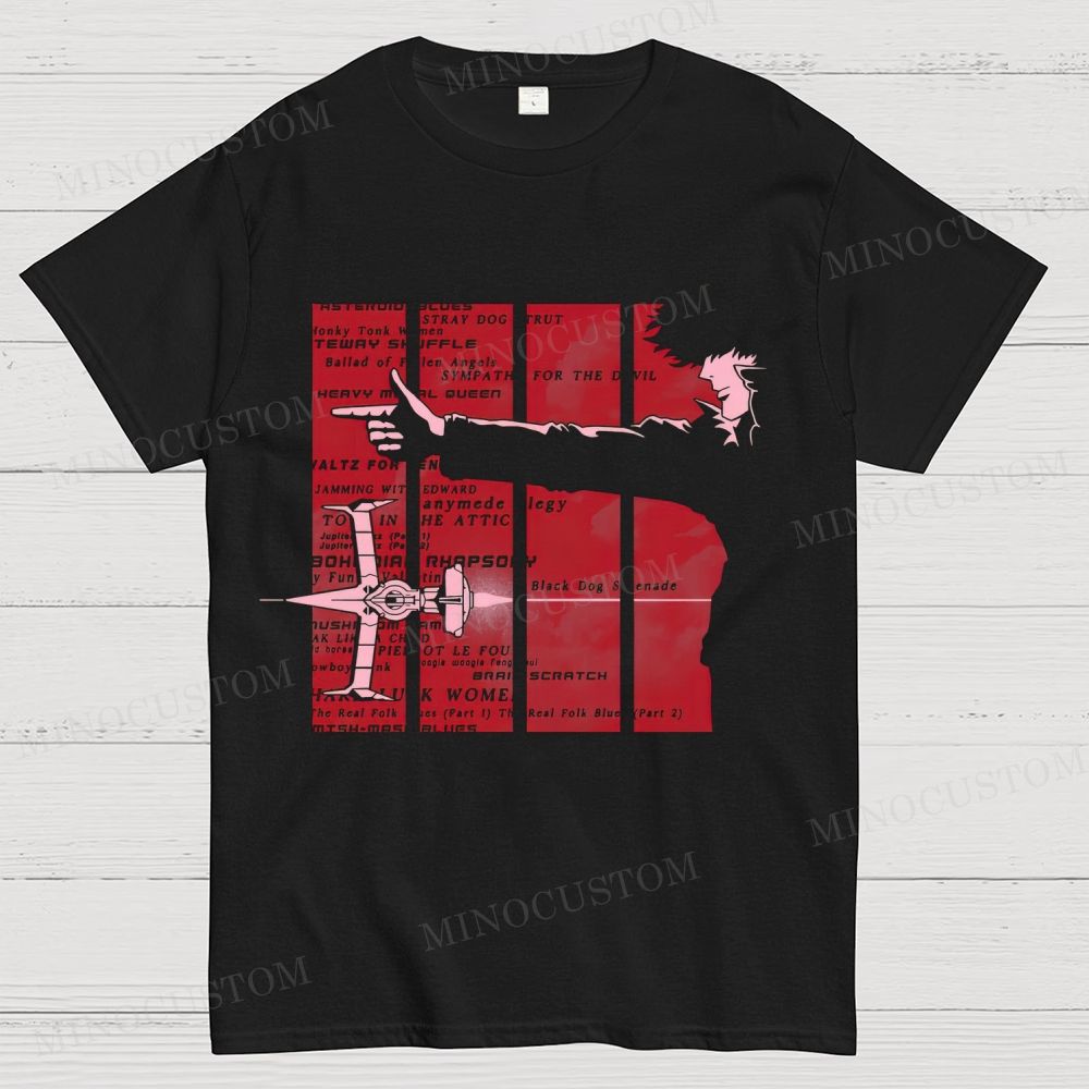 Cowboy Bebop Anime Cotton T-shirt