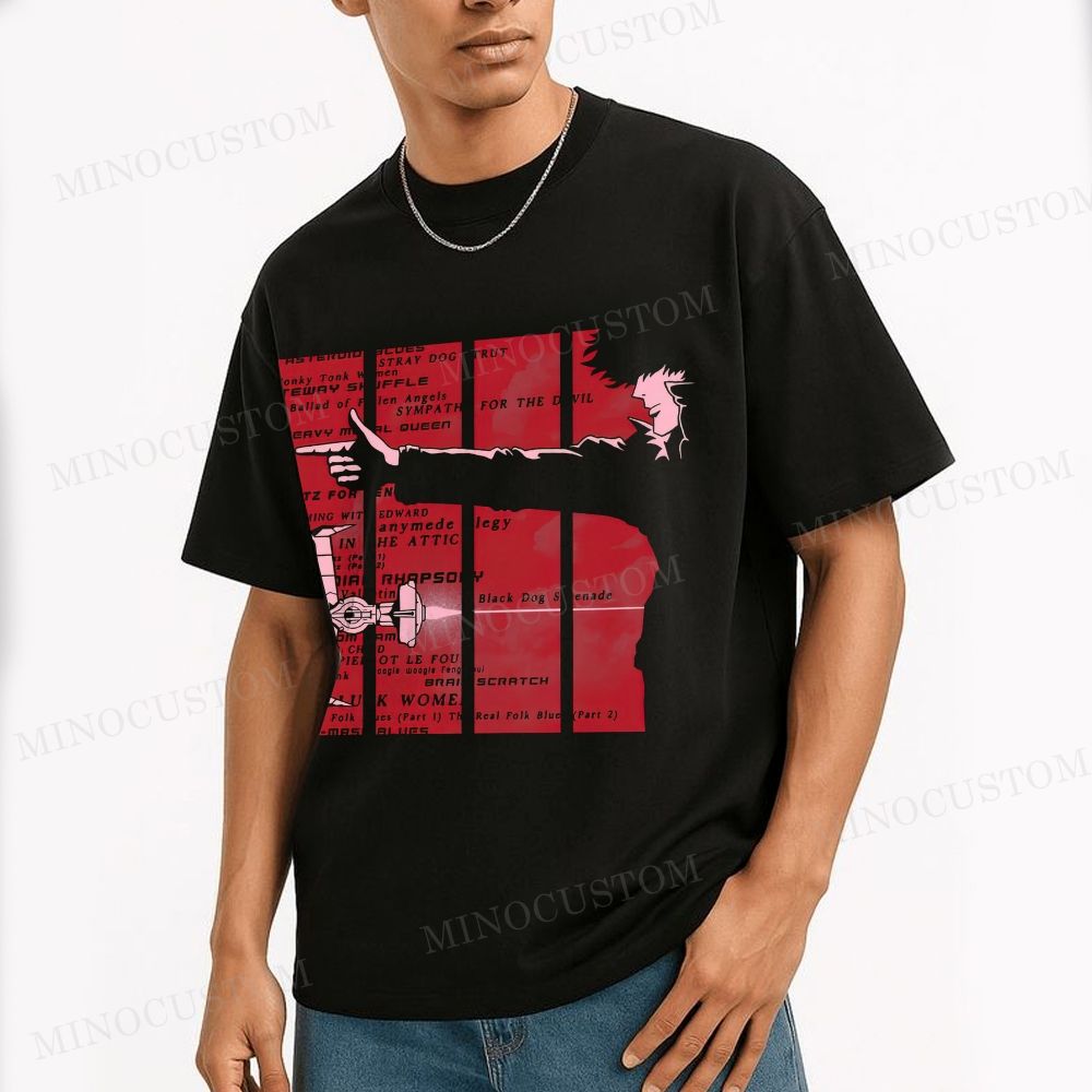 Cowboy Bebop Anime Cotton T-shirt