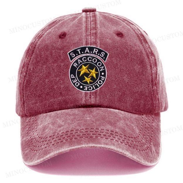 Raccoon City S.T.A.R.S. Vintage Casual Washed Cap