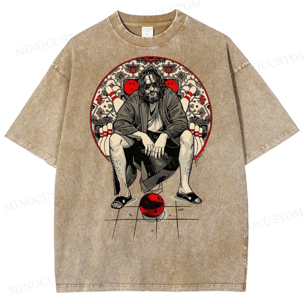 Bowling Culture Graphic Washed T-Shirt 
