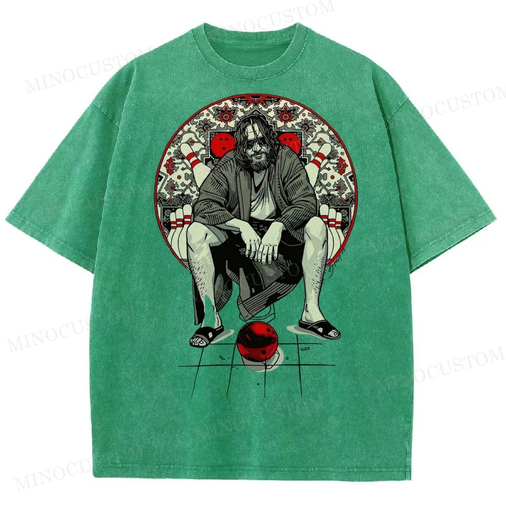 Bowling Culture Graphic Washed T-Shirt 