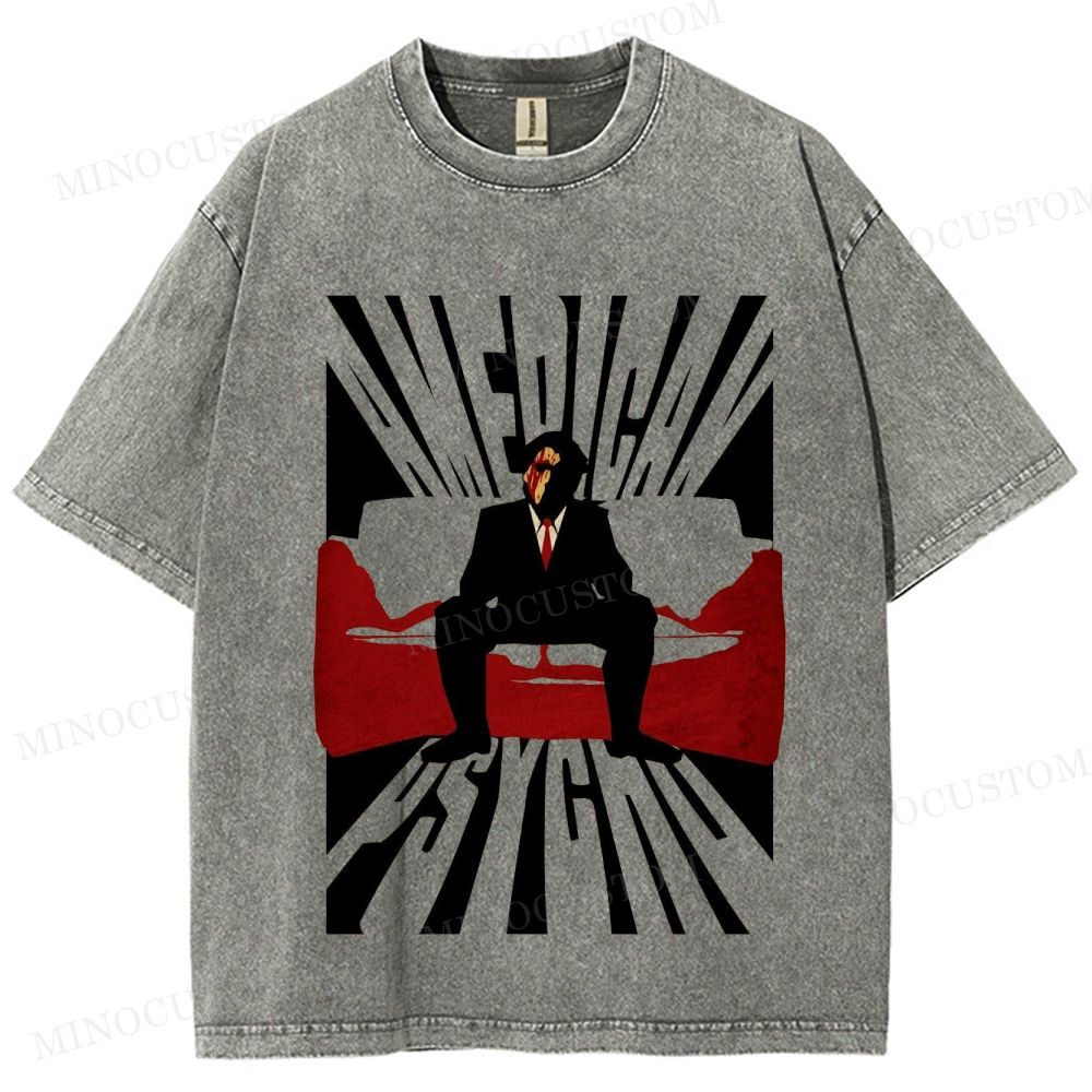 "Patrick Bateman"  Art Washed T-Shirt