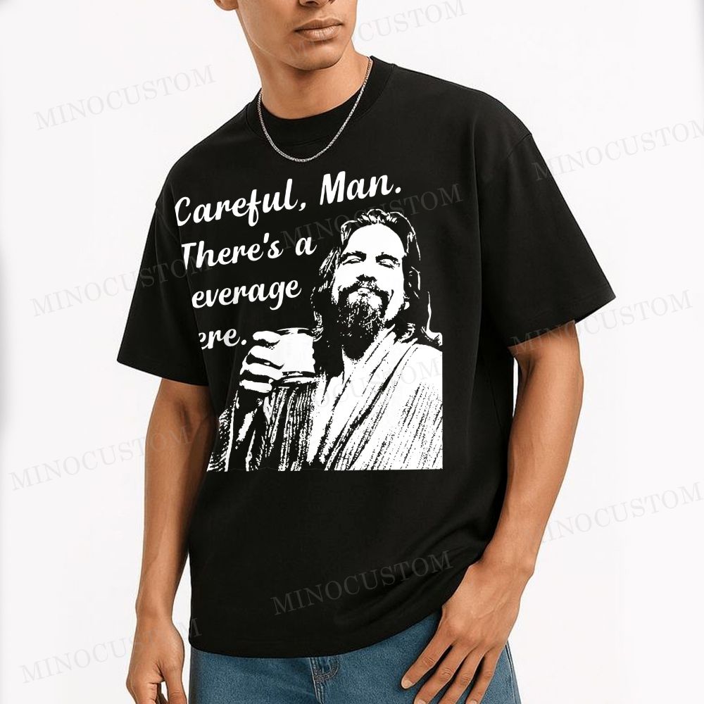There Are Drinks Here Movie Quotes Dude, Stop Drinking Funny Quotes Cotton T-shirt 