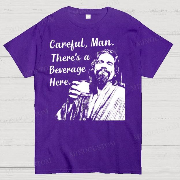 There Are Drinks Here Movie Quotes Dude, Stop Drinking Funny Quotes Cotton T-shirt 