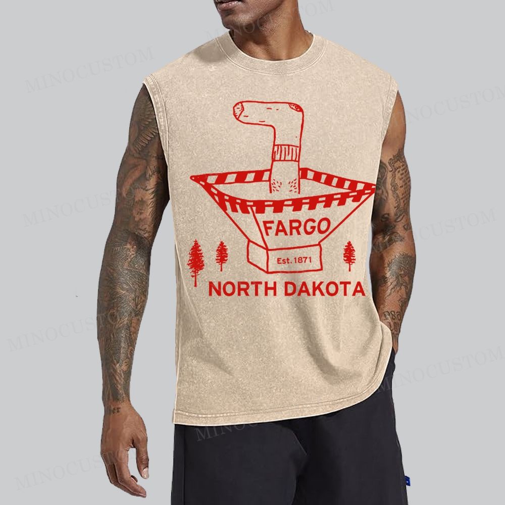  Wood Chipper Funny Movie Shirt Vintage Cult Movie Washed Vest 