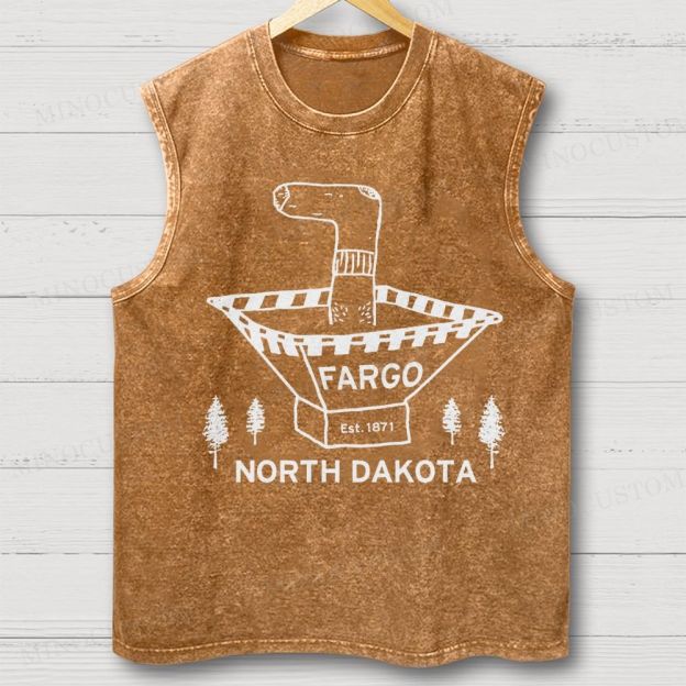  Wood Chipper Funny Movie Shirt Vintage Cult Movie Washed Vest 