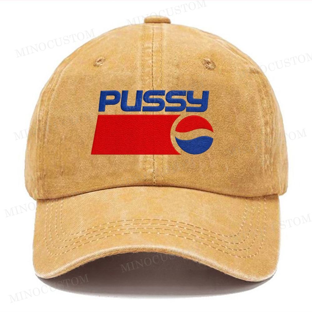 Embroidered Unisex Distressed Casual Washed Cap
