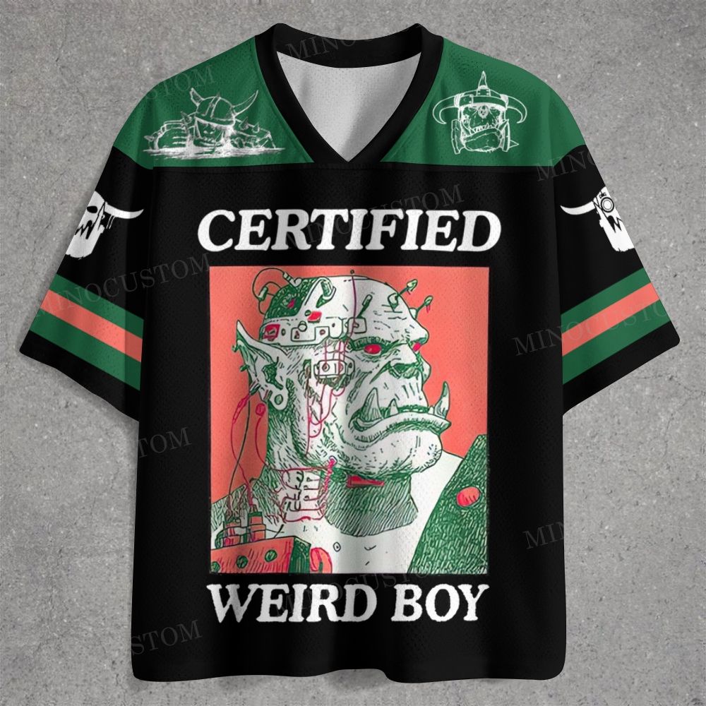 Certified Weird Boy Jersey Shirts