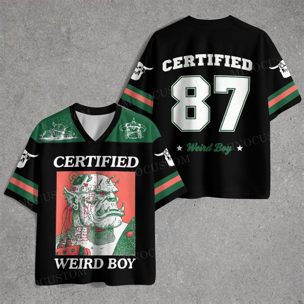 Certified Weird Boy Jersey Shirts