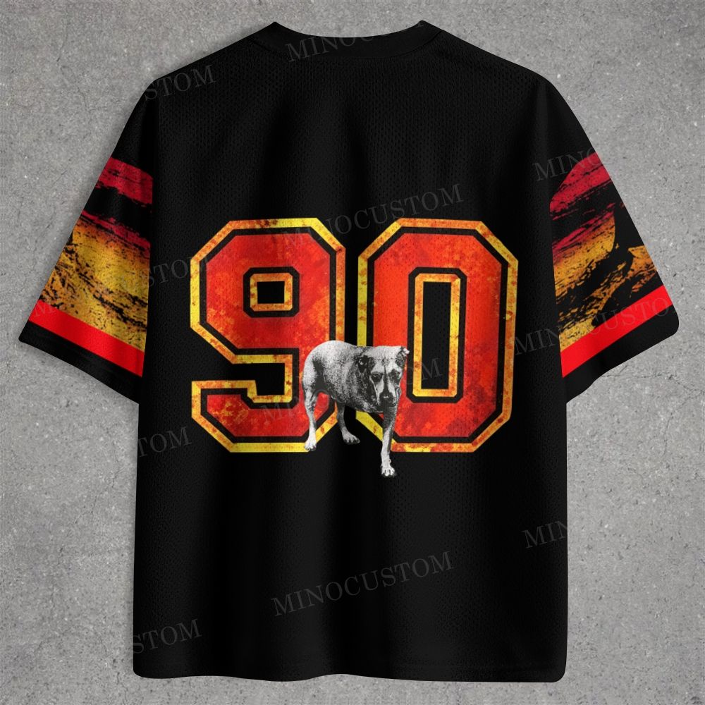 Retro Psychedelic Sunburst Graphic Jersey Shirts 