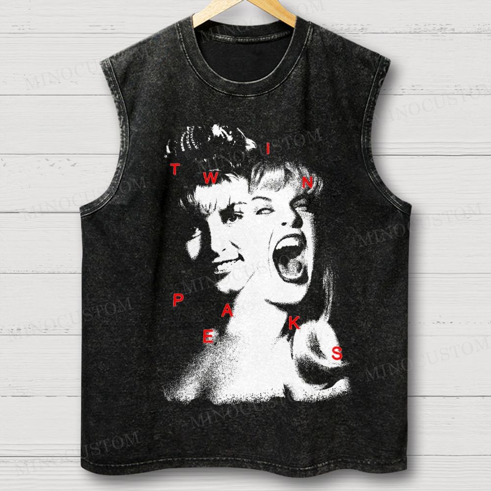 Retro TV Mystery Washed Vest 