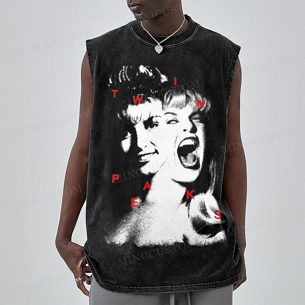 Retro TV Mystery Washed Vest 