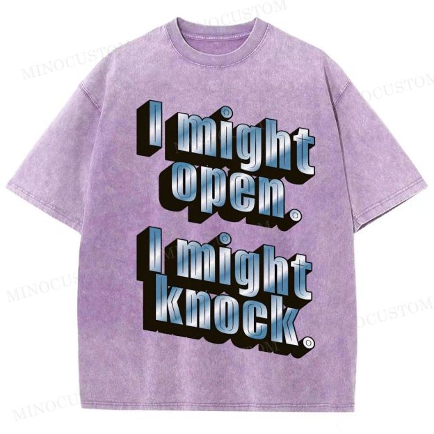  Retro Chrome 3D Slogan Oversized Washed T-Shirt