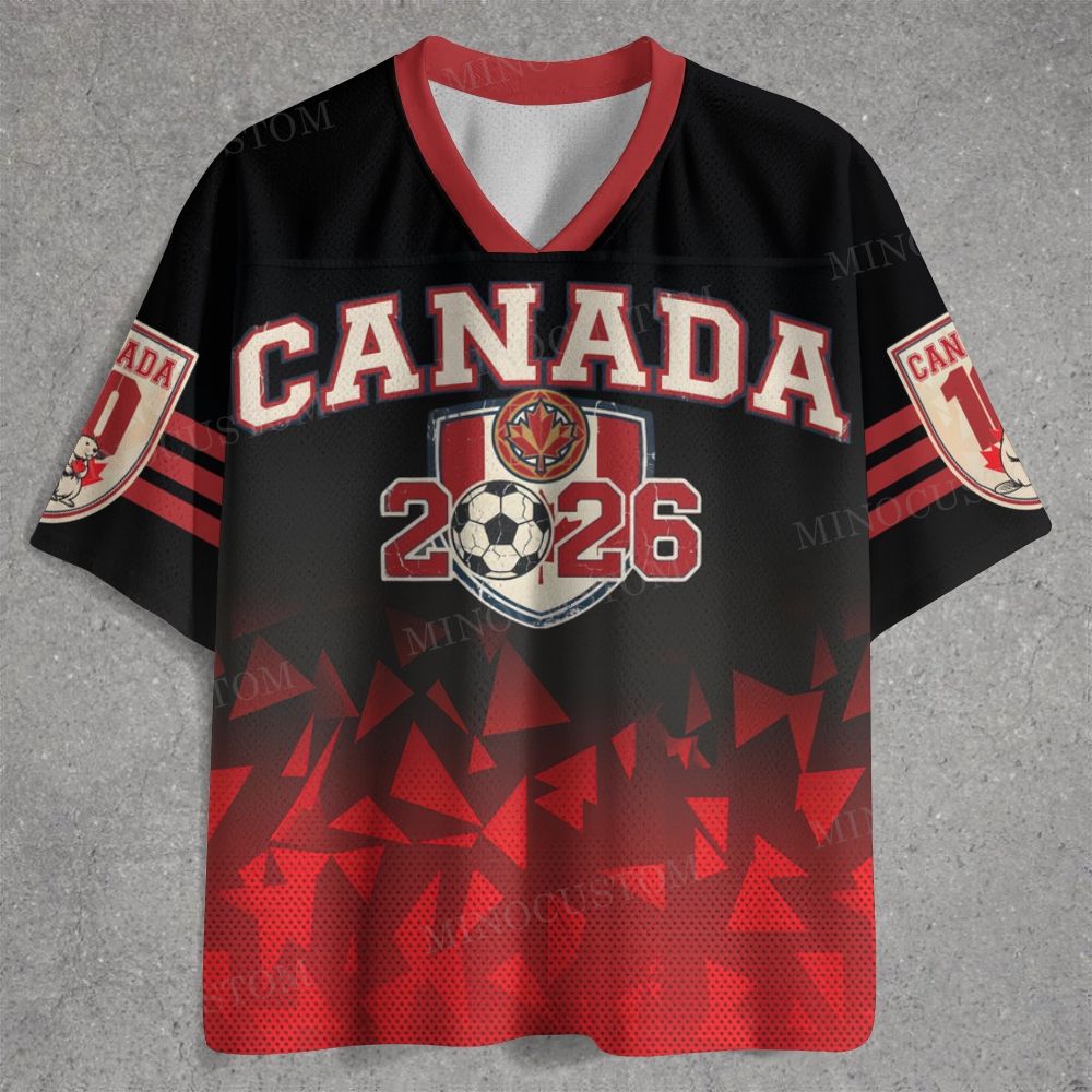 Retro Maple Leaf Football Canada Jersey Shirts 