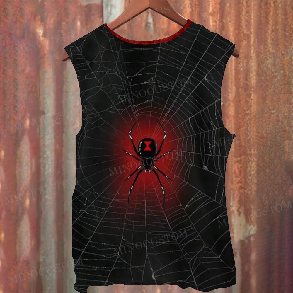 Urban Hero Tech Sleeveless Graphic Printed Tank Top