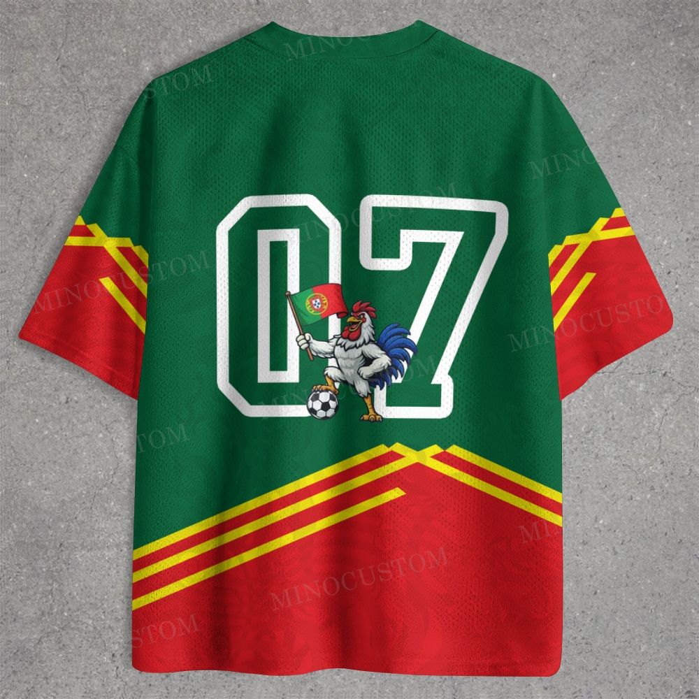 Portuguese Heritage Rooster Soccer Jersey Shirts 