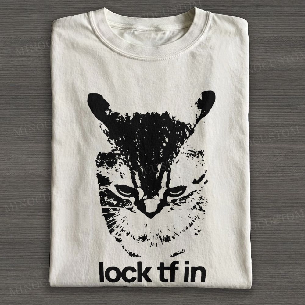  Lock TF In Cat  Cotton T-shirt 