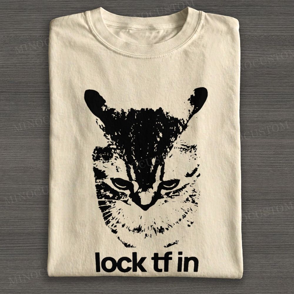  Lock TF In Cat  Cotton T-shirt 
