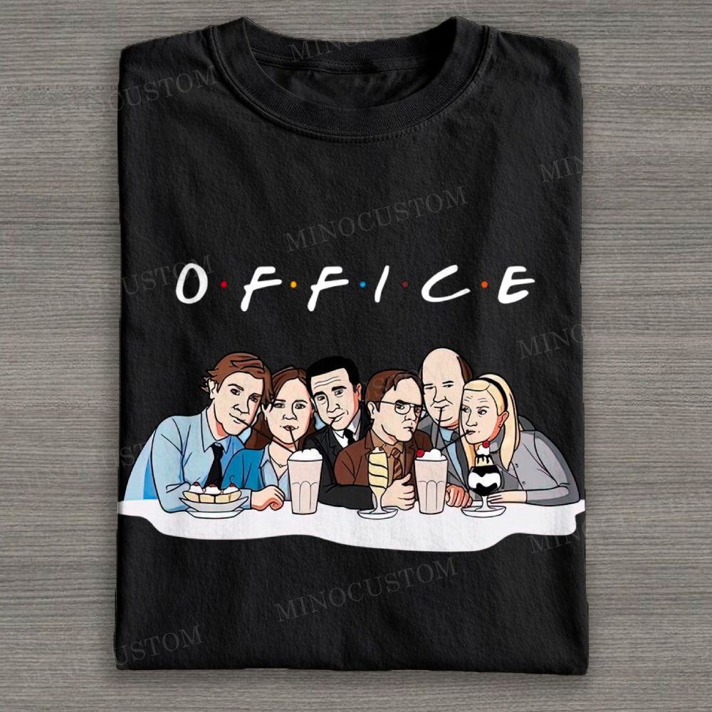 Retro Sitcom Office Culture Cotton T-shirt 