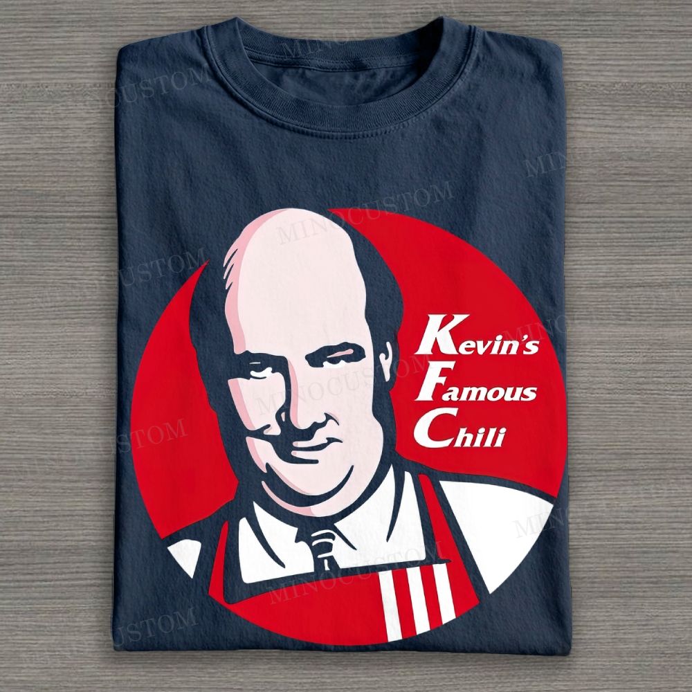 Satirical Chili Chef Graphic Cotton T-shirt 