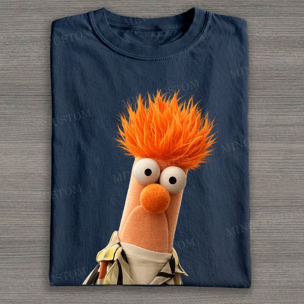 "Panicked Beaker" Muppet  Cotton T-shirt